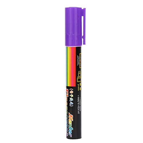 Cocoarm Bee Queen Marker Pen, 8 Farben Wasserbasiert Leicht Abwischbare Markierfarbe für die Imkerei mit Starker Deckkraft Kräftiger Farbe (PURPLE) von Cocoarm