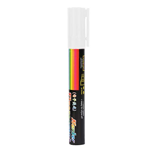 Cocoarm Bee Queen Marker Pen, 8 Farben Wasserbasiert Leicht Abwischbare Markierfarbe für die Imkerei mit Starker Deckkraft Kräftiger Farbe (WHITE) von Cocoarm