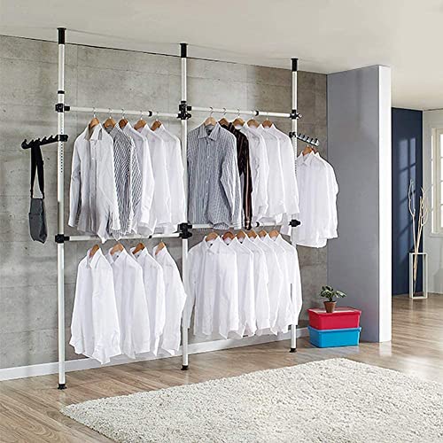 Cocoarm Begehbarer Kleiderschrank System Kleiderstangen System Teleskop Garderoben System Kleiderbügel zum Aufhängen DIY Kleiderbügel Mobile 3 Poles 4 BarsTeleskop-Kleiderständer Cocoarm Begehbarer Kleiderschrank System Kleiderstangen System Teleskop Garderoben System Kleiderbügel zum Aufhängen DIY Kleiderbügel Mobile 3 Poles 4 BarsTeleskop-Kleiderständer von Cocoarm