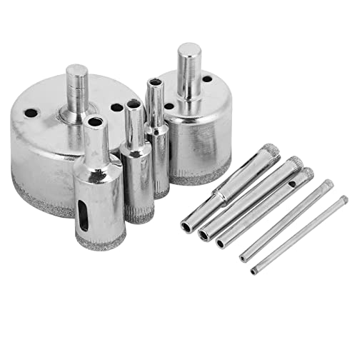 Cocoarm Beschichteter Kernbohrer Bit Bohrmaschine Bit Wolfram-Carbidloch-Säge 10 Pcs Set 3-50 Mm für Glasfliesen Marmor mit Wasserschmierung von Cocoarm