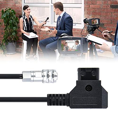 Cocoarm Blackmagic Cinema Camera 4K D -TAP -Anschlusskabel Hochleitendes Draht Stromkabel für Camcorder Kunststoff/Schwarz/1M (0,5 m) von Cocoarm