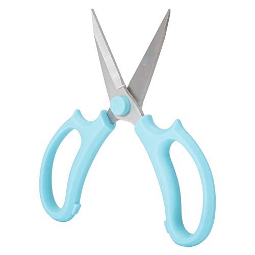 Cocoarm Blumenschere, Vielseitiges Schnittwerkzeug, Gartenschere für Kräuter, Blumen, Bonsai und Innenpflanzen, Ergonomie für Lange Arbeitszeiten (BLUE) von Cocoarm