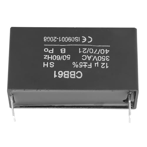 Cocoarm CBB61 Kondensator Generator, Kondensator Motor Kondensator 12UF 350VAC Kunststoffgehäuse mit Montageloch für Benzingenerator Start und Lüftermotor Cocoarm CBB61 Kondensator Generator, Kondensator Motor Kondensator 12UF 350VAC Kunststoffgehäuse mit Montageloch für Benzingenerator Start und Lüftermotor von Cocoarm