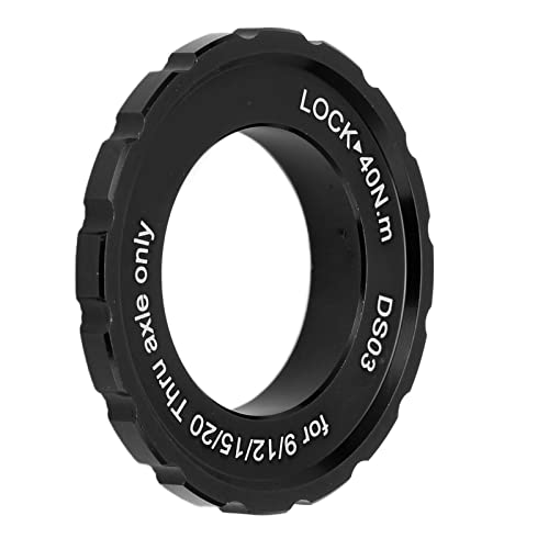 Cocoarm Centerlock Locking Disc Brems Breaking Bicycle Hub Locking Aluminiumlegierung 26mm ID 44mm OD für Mountainbike mit CNC -Bearbeitung (BLACK) von Cocoarm