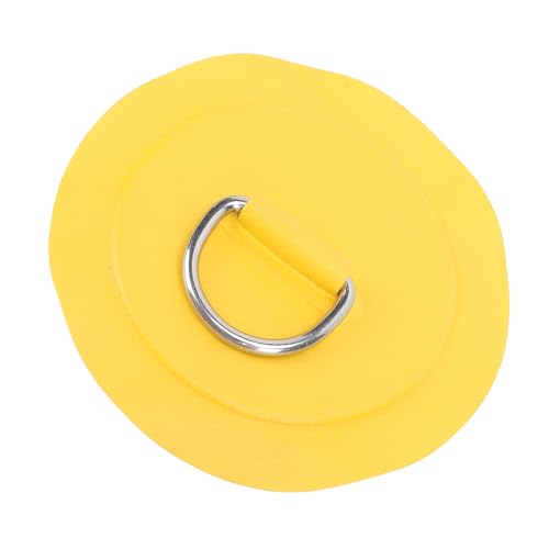 Cocoarm D Ring Patch Boat D Ringkissen Kreisförmiger Ring für Aufblasbare Bootskajak Beiboot mit Edelstahl -PVC -Material Easy Installation Secure Getriebebefestigung (Yellow) von Cocoarm