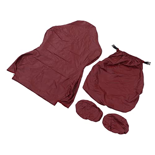 Cocoarm Dehnbare Hochelastizität PU Leder-Spielstuhlabdeckungen mit Umfassender Schutz, Mehrzweckverbrauch für Heimbüro, Schwenkstuhl, Schwarz, Wasserfest, Neu Dekorieren (WINE RED) von Cocoarm
