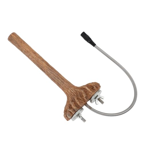 Cocoarm Der Erhitzte Papageienhalter Erwärmt die Wintervögel Effektiv mit Intelligenter Temperaturkontrolle für PET -Wünsche, Harzmaterial (EU-Stecker 100-240V) von Cocoarm