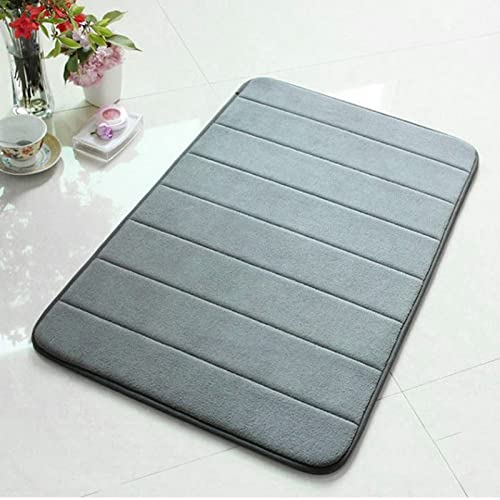 Cocoarm Dicke Saugfähige Badematte Nicht -Schlupf - Teppich für Badezimmer Küche Schlafzimmer Hellgrau 40x60 cm Cocoarm Dicke Saugfähige Badematte Nicht -Schlupf - Teppich für Badezimmer Küche Schlafzimmer Hellgrau 40x60 cm von Cocoarm