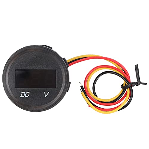 Cocoarm Digital Voltmeter DC 0-100V Wasserdichte Spannungsmesser-LED-Anzeige Vollständig Versiegeltes Design für Auto Motorradboot ATV Cocoarm Digital Voltmeter DC 0-100V Wasserdichte Spannungsmesser-LED-Anzeige Vollständig Versiegeltes Design für Auto Motorradboot ATV von Cocoarm