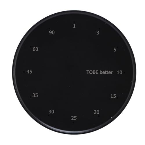 Cocoarm Digitaler Timer, Magnetischer Küchentimer LCD-Display Countdown-Timer mit Lautem Summer und LED-Licht für Kochen Backen BBQ Picknick (BLACK) von Cocoarm