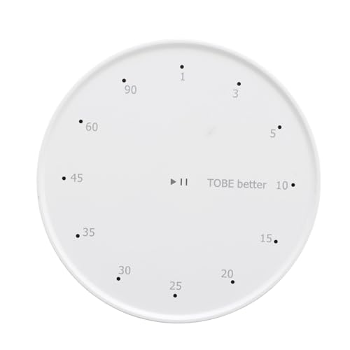 Cocoarm Digitaler Timer, Magnetischer Küchentimer LCD-Display Countdown-Timer mit Lautem Summer und LED-Licht für Kochen Backen BBQ Picknick (WHITE) von Cocoarm