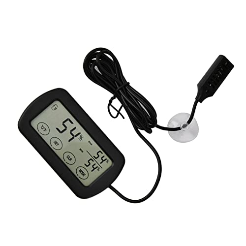 Cocoarm Digitales Thermometer Hygrometer für Reptilienterrarium Eierinkubator mit LCD-Display Saugnapf Temperatur Feuchtigkeitsmonitor Fahrenheit Celsius Umschaltbar Cocoarm Digitales Thermometer Hygrometer für Reptilienterrarium Eierinkubator mit LCD-Display Saugnapf Temperatur Feuchtigkeitsmonitor Fahrenheit Celsius Umschaltbar von Cocoarm