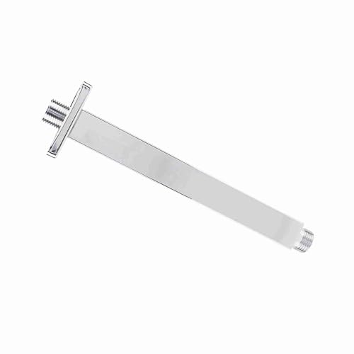 Cocoarm Duscharmverlängerung Rohr Rostfreier Stahl Duschkopfhalterung Deckenhalterung mit Hohem Glanz Verchromt für die Installation von Badezimmerwand (20,3 cm/8in) von Cocoarm
