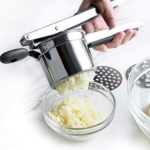 Cocoarm Edelstahl -Kartoffel -Ricer Masher Drucker mit 3 Austauschbaren Filternetz von Cocoarm