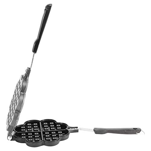 Cocoarm Effiziente Wärmespeicherung, Doppelseitiges Design, Sicheres Handling Waffelkegelhersteller Aluminiumlegierung groß für Gasherd Kochen mit Nicht-Schicht-Oberfläche Cocoarm Effiziente Wärmespeicherung, Doppelseitiges Design, Sicheres Handling Waffelkegelhersteller Aluminiumlegierung groß für Gasherd Kochen mit Nicht-Schicht-Oberfläche von Cocoarm