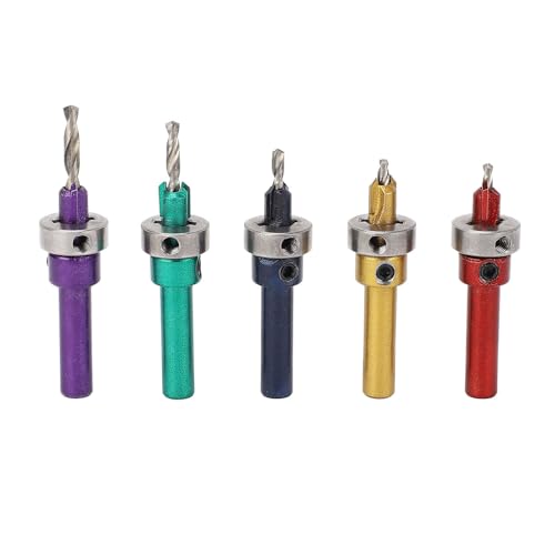 Cocoarm Einstellbarer Holz Countersink -Bohrer Bit Effizientes Holz für -Enthusiasten 5PCS 2,8-4,0 Mm 5 Farben Cocoarm Einstellbarer Holz Countersink -Bohrer Bit Effizientes Holz für -Enthusiasten 5PCS 2,8-4,0 Mm 5 Farben von Cocoarm