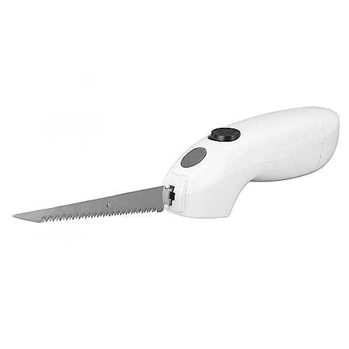 Cocoarm Elektrisches Messer, Kabelloses Elektrisches Filetmesser Edelstahl Elektrisches Steakmesser Tranchiermesser Küchenmesser Für Truthahn Brot Käse Gemüse Obst von Cocoarm