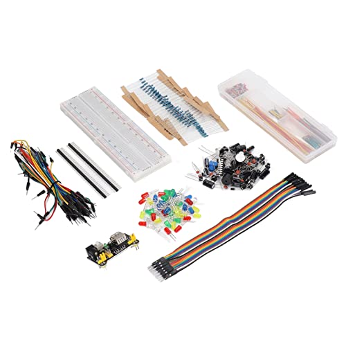 Cocoarm Elektronik-Bauteile Starterkit Elektronikteile Sortiment Kit 400+ Komponenten mit Power-Modul USB-Kabel Kompatibel mit R3 Cocoarm Elektronik-Bauteile Starterkit Elektronikteile Sortiment Kit 400+ Komponenten mit Power-Modul USB-Kabel Kompatibel mit R3 von Cocoarm
