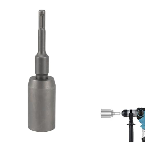 Cocoarm Erdungsstabfahrer für Hammerbohrer, Hammerbohrer T -Pfosten Treiber Geschmiedeter Stahlstabbits Treiber T -Bodenstangenfahrer Kompatibel mit SDS Plus Hammerbohrer (30 mm) von Cocoarm