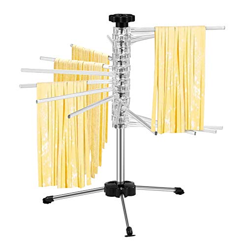 Cocoarm Faltbarer Nudeltrockner Nudelständer Spaghetti Wäscheständer Pasta Ständer Faltbarer Nudeltrockner Halterung Spaghetti Rack Trockner von Cocoarm