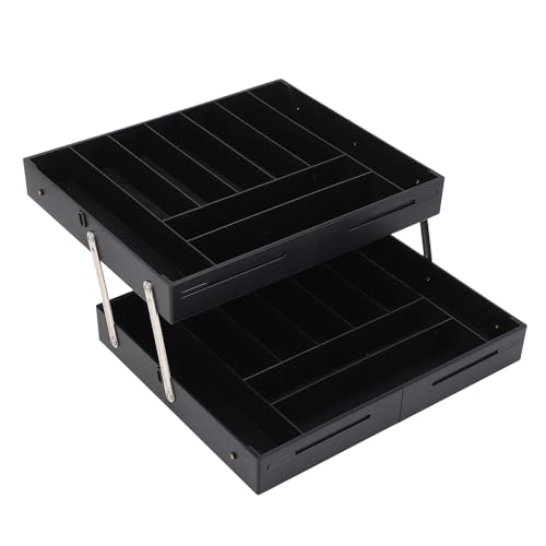Cocoarm Faltbarer Organisatorschalen für Schubladen, Multifunktionaler Platz Spart Mehr Level Erweiterbarer Schreibtisch Organizer mit Vielseitigem Gebrauch, Modernes Design, Einfacher Speicher für von Cocoarm