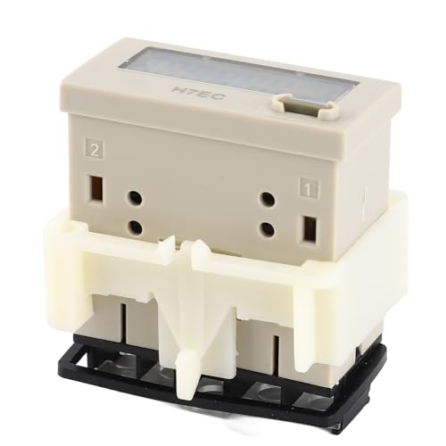 Cocoarm H7EC-N Digitalzähler Elektrischer Zähler Totalisator mit 8-stelliger LCD-Anzeige Keine Spannungseingang Frontmontage Einfache Installation Lange Akkulaufzeit von Cocoarm