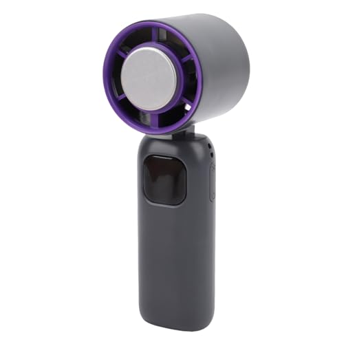 Cocoarm Handheld Neck Fan Tragbarer Neck Fan Tragbarer Halsventilator 199 Geschwindigkeiten Halbleiterkühlung Zweifach Nutzbar Klappbar USB-Aufladbar mit Digitaldisplay und Typ-C-Ladung von Cocoarm
