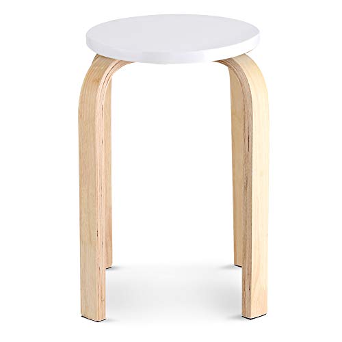 Cocoarm Holzhocker Stapelhocker 1 Stück Hocker Holz Rund Küchenhocker Esszimmerhocker mit Rutschfester Matte Anti Rutsch Badezimmer Hocker Badhocker aus Massivem Bugholz Home Wohnzimmermöbel Weiß Cocoarm Holzhocker Stapelhocker 1 Stück Hocker Holz Rund Küchenhocker Esszimmerhocker mit Rutschfester Matte Anti Rutsch Badezimmer Hocker Badhocker aus Massivem Bugholz Home Wohnzimmermöbel Weiß von Cocoarm