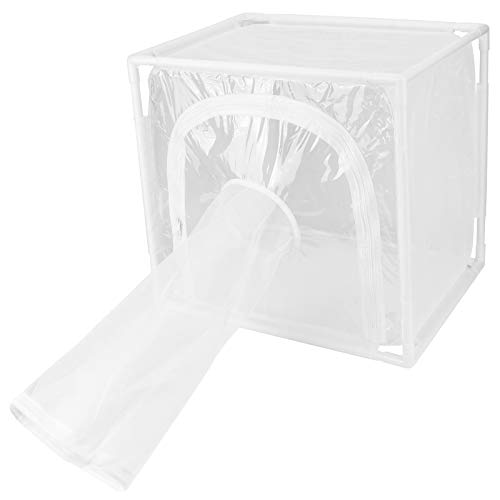 Cocoarm Insektenmaske Käfig Langlebiger Gewächshaus Haos für Schmetterlinge PVC Rohr 40x30x40 cm Cocoarm Insektenmaske Käfig Langlebiger Gewächshaus Haos für Schmetterlinge PVC Rohr 40x30x40 cm von Cocoarm
