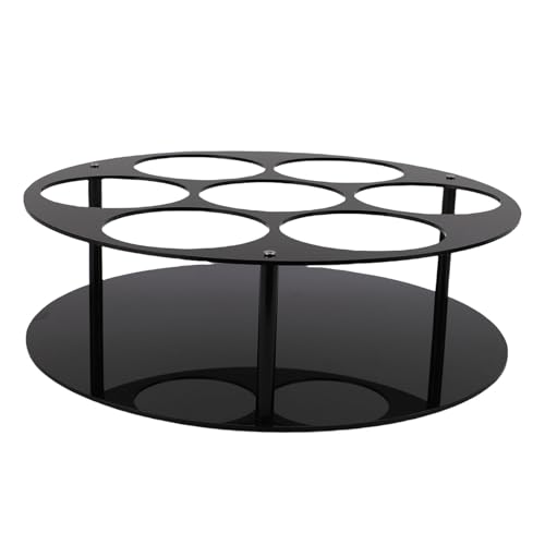 Cocoarm Kaffeesirup-Organisator, Acrylrunder Kaffeesirup-Flaschenständer Kaffeesirup-Halterung für 7 Flaschen mit Schwerer Basis für Küchenarbeitsplatte Bar Café Cocoarm Kaffeesirup-Organisator, Acrylrunder Kaffeesirup-Flaschenständer Kaffeesirup-Halterung für 7 Flaschen mit Schwerer Basis für Küchenarbeitsplatte Bar Café von Cocoarm