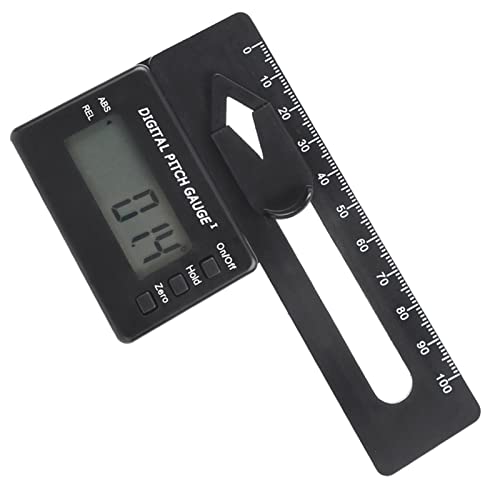 Cocoarm LCD -digitale Tonhöhenanzeige für die Genaue Ausrichtung der Klinge auf RC -Hubschrauber mit Schnellem und Präzisem RC Digital Pitch Messgerät für Modellhubschrauber (BLACK) von Cocoarm