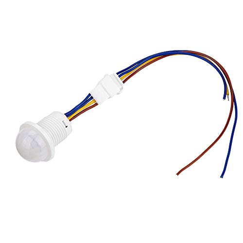 Cocoarm LED -Bewegungssensor -Lichtschalter Automatischer Infrarotbewegungssensor -Steuerschalter 110 ° Erfassungswinkel (MR-HW06A 35 mm und 25 mm Durchmesser) von Cocoarm
