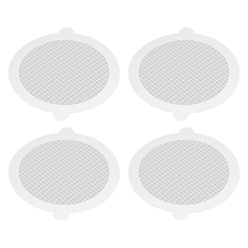 Cocoarm Langlebige Glasfaser -Duschhaar -Abflussfänger Einzelne Zeit Dichte Mesh Haarfalle 50pcs für Badezimmer Küche (50 Stück (Kreisdurchmesser 11 cm, Gitter 3 mm)) von Cocoarm