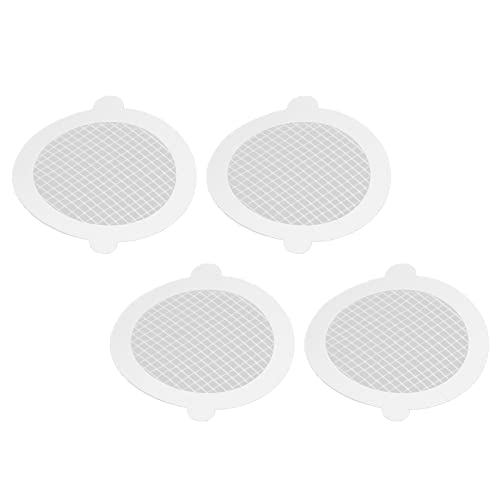 Cocoarm Langlebige Glasfaser -Duschhaar -Abflussfänger Einzelne Zeit Dichte Mesh Haarfalle 50pcs für Badezimmer Küche (50 Stück (Kreisdurchmesser 9 cm, Gitter 3 mm)) von Cocoarm