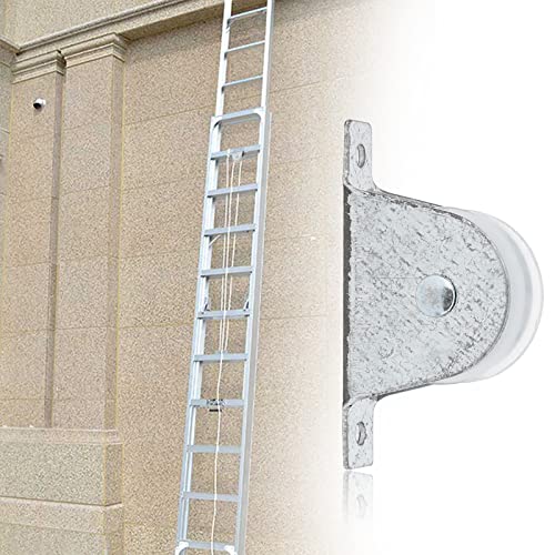 Cocoarm Leiter -Riemenscheibenrad -Ersatz für Universal Leiter Scheibenscheibe Ersatzrad Langlebiger Aluminiumlegierung Kunststoff Leiterzubehör von Cocoarm