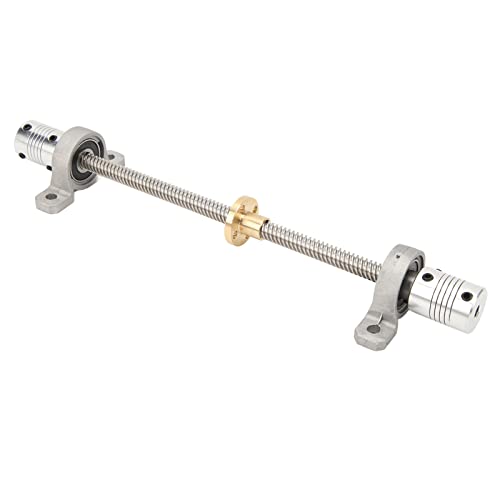 Cocoarm Linearbewegungswelle T8x8, Lagerblock Linearführungswellen-Set mit 2 Wellen, 4 SC8UU-Blöcken, 4 Stützen und 1 Gewindespindel für 3D-Drucker, Graviermaschine, Industrielle (8-200) von Cocoarm