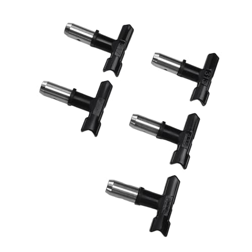 Cocoarm Luftless Lack Sprühtipp Luftless Sprühdüse Sprühpistole Düsen Kit 5 Tipps 211 313 415 517 623 mit 5 Filtern für Möbel Home Decoration Industrial Finishing von Cocoarm