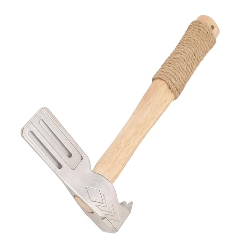 Cocoarm Magnetisches Dachhammer, 17oz Multifunktionelle Dachbeil mit Integriertem Nagelklaue-Schieblehre und Utility-Messer für Schnelle Installation von Dachnägeln und Filzkappen Cocoarm Magnetisches Dachhammer, 17oz Multifunktionelle Dachbeil mit Integriertem Nagelklaue-Schieblehre und Utility-Messer für Schnelle Installation von Dachnägeln und Filzkappen von Cocoarm