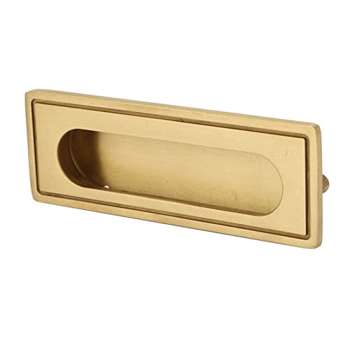 Cocoarm Messing Eingebrauchtes Griff, Glatte Textur Haltbarer Messing Griff für Schiebetüren Schränke Kleiderschränke 105x38mmmm von Cocoarm