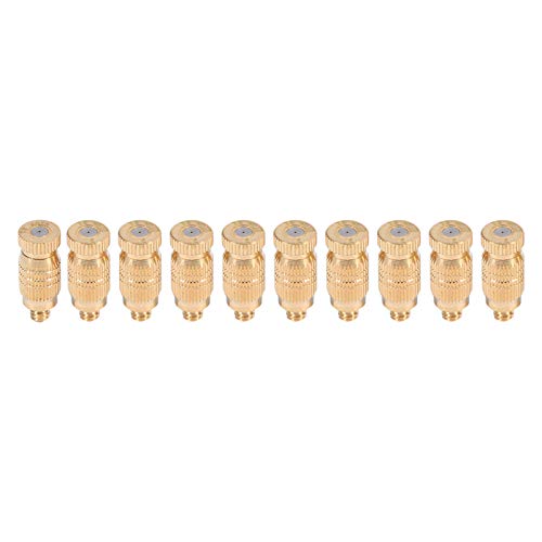 Cocoarm Messing -Misting -Sprinklerköpfe 10pcs Effiziente Nebeldüse Automatische Rotation Sicheres Anschluss Stabiles Messingmaterial für Garten Rasen Bewässerung Cocoarm Messing -Misting -Sprinklerköpfe 10pcs Effiziente Nebeldüse Automatische Rotation Sicheres Anschluss Stabiles Messingmaterial für Garten Rasen Bewässerung von Cocoarm