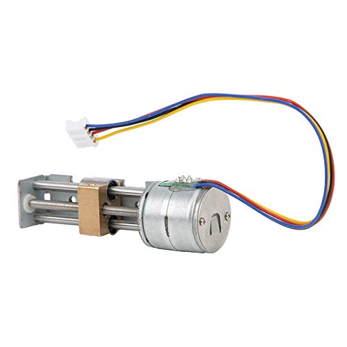 Cocoarm Miniatur 20-mm-Schrittmotor, 2-Phasen-4-Draht mit Planetengetriebe Reduzierer, Small Sliders-Projekte, Druckerantrieb, Genaue Diagonale Linien für die Messung von Cocoarm