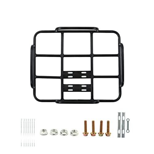 Cocoarm Motorrad -Lebensmittel -Lieferbox Rack Rack mit 80 Kg Ladekapazität für Motorrad Elektrofahrrad mit Nahtloser Glatte Oberfläche (Typ 1 52/42 ID) von Cocoarm