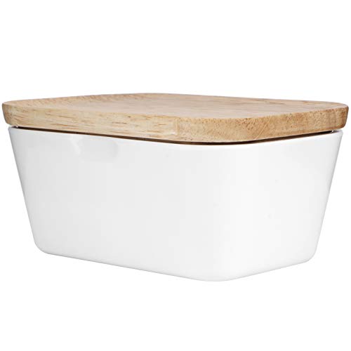 Cocoarm Multifunktionaler Butterschüsselbehälter mit Butterstrahlmesser, Geeignet für Alle Buttermarken, Melaminmaterial, Einzigartige Strukturierte Buchenabdeckungen, Holzdeckel mit Versiegelung Cocoarm Multifunktionaler Butterschüsselbehälter mit Butterstrahlmesser, Geeignet für Alle Buttermarken, Melaminmaterial, Einzigartige Strukturierte Buchenabdeckungen, Holzdeckel mit Versiegelung von Cocoarm