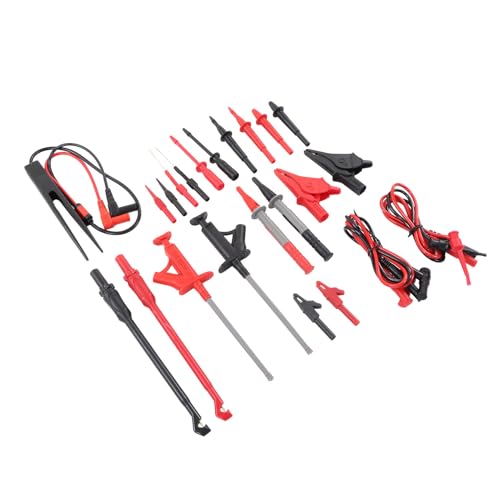 Cocoarm Multimeter -Test -Sondenkabel Kabel, Silikonisolierung Niedrigwiderstandskatze III 1000V Elektrische Testzubehör für Heim-, Industrie und Automobilgebrauch von Cocoarm