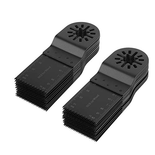 Cocoarm Multitool Sägeblätter für 20 tlg Sägeblatt Kit Oszillierwerkzeug Schleifgerät Zubehör Multifunktionswerkzeuge für die meisten Modelle von Cocoarm