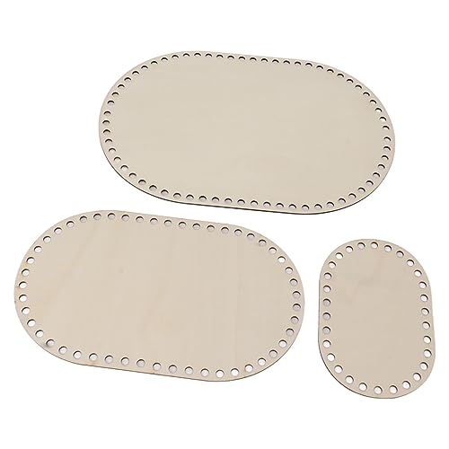 Cocoarm Ovaler Holzkorbbodenboden Holz Häkelkorb Basis DIY-Webenversorgungen mit Vorgeborenen Löchern für Taschen Handtaschen Gehäkelte Körbe Cocoarm Ovaler Holzkorbbodenboden Holz Häkelkorb Basis DIY-Webenversorgungen mit Vorgeborenen Löchern für Taschen Handtaschen Gehäkelte Körbe von Cocoarm