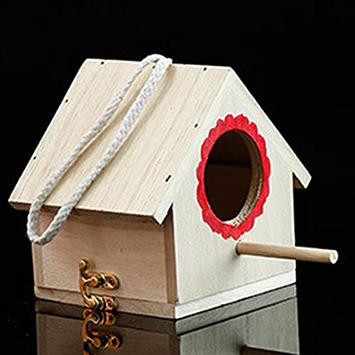 Cocoarm Paulownia Bird House, Attraktive Integration von Vogelfutterleitern, Einzigartiges Design mit Schloss, Feine Verarbeitung mit Ausgewählter Hardware aus Paulownia, Vielseitigem Lanyard, für Cocoarm Paulownia Bird House, Attraktive Integration von Vogelfutterleitern, Einzigartiges Design mit Schloss, Feine Verarbeitung mit Ausgewählter Hardware aus Paulownia, Vielseitigem Lanyard, für von Cocoarm