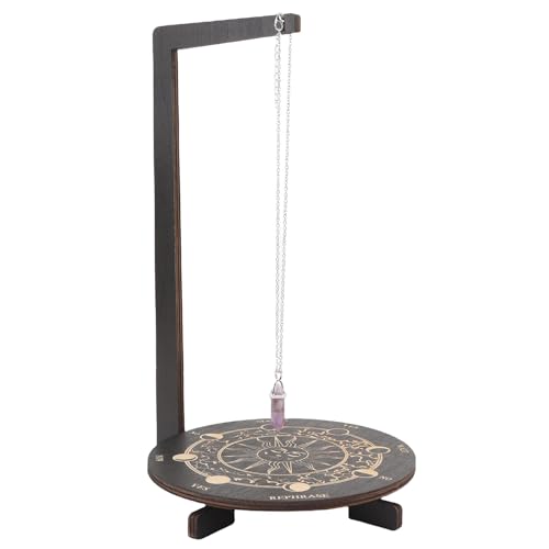 Cocoarm Pendelhalter Kristallregal Ständer Elegantes Astrolabium-Design für Meditation Spirituelle Führung mit Schwingendem Ja oder Nein Brett 22x31,6cm (B) von Cocoarm