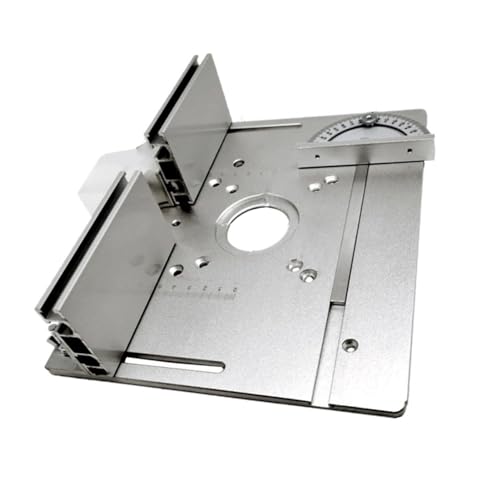 Cocoarm Router-Tisch-Einsatzplatte Router-Tisch-Klappplatte Router-Klappbrett Aluminiumlegierung Holzbearbeitungsbänke mit 2 Befestigungslöchern für Große Router und Kleine Trimmer Cocoarm Router-Tisch-Einsatzplatte Router-Tisch-Klappplatte Router-Klappbrett Aluminiumlegierung Holzbearbeitungsbänke mit 2 Befestigungslöchern für Große Router und Kleine Trimmer von Cocoarm