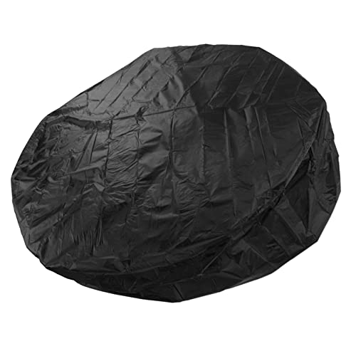 Cocoarm Runde -Abdeckung, 190 Silber Polyester -TAFT - -Wählerabdeckung Wasserdcover Outdoor -Möbelabdeckung Runde Badewanne mit Aufbewahrungsbeutel für Außenbannen und Heißen Quellen (Black) von Cocoarm
